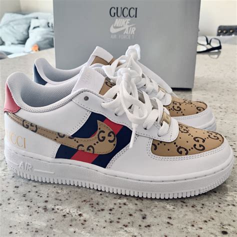 air force 1 white in gucci|Gucci air force 1 low.